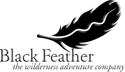 Black Feather, the Wilderness Adventure Company logo